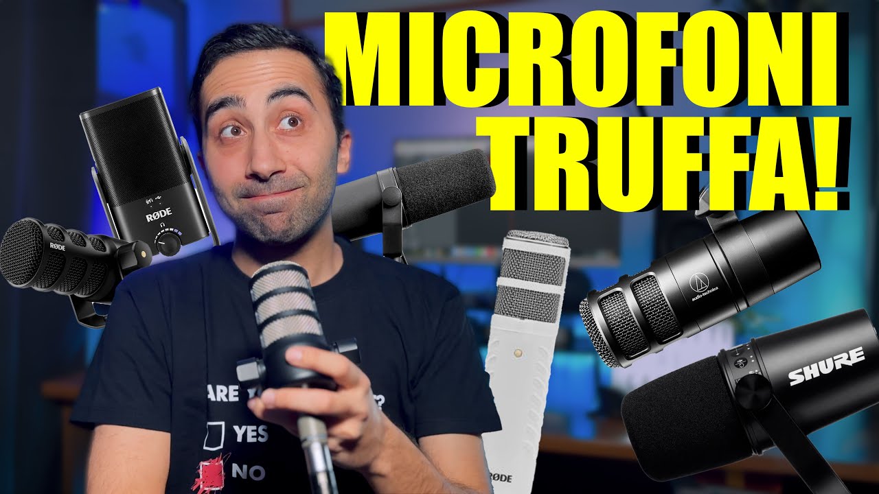 La TRUFFA dei microfoni da Podcast: meglio un microfono da 15&euro;?