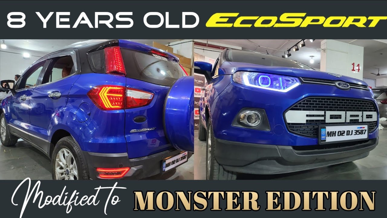 FORD ECOSPORT 8 YEARS OLD MODIFIED TO MONSTER EDITION📞8369121505