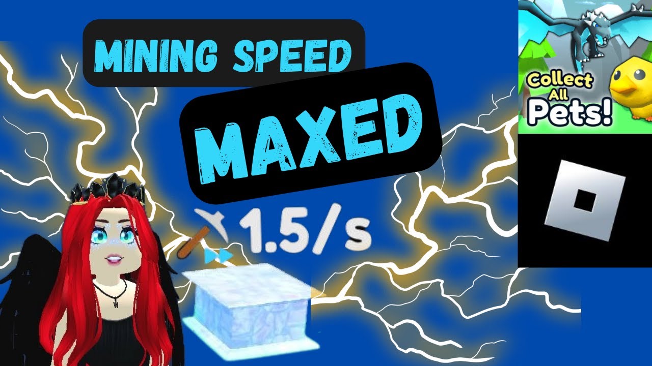 Mining Speed MAXED + stats update MAY 2024 - Collect All Pets - Roblox