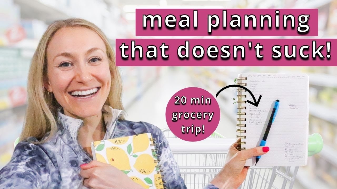 Intuitive Eating Meal Plan & Grocery List How To!