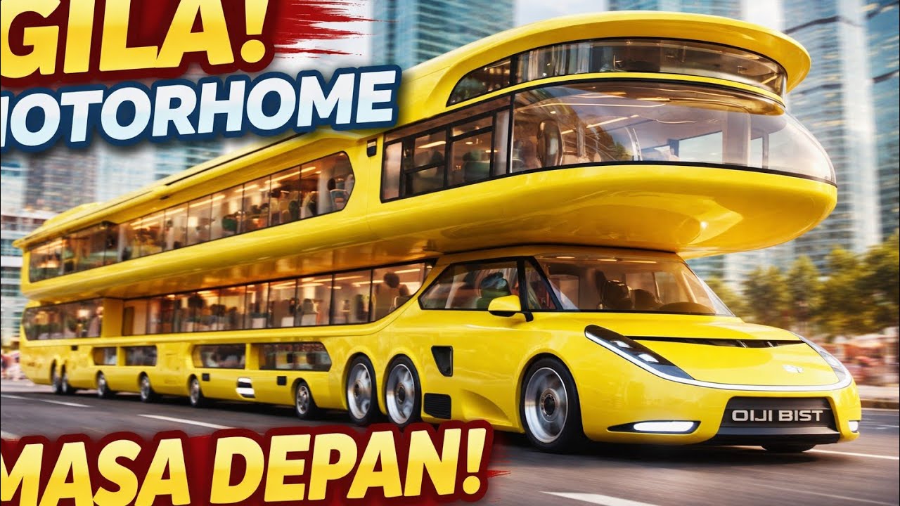 GILA! Lorena Motorhome Futuristik Terbaru, Seperti Datang dari Masa Depan! 
