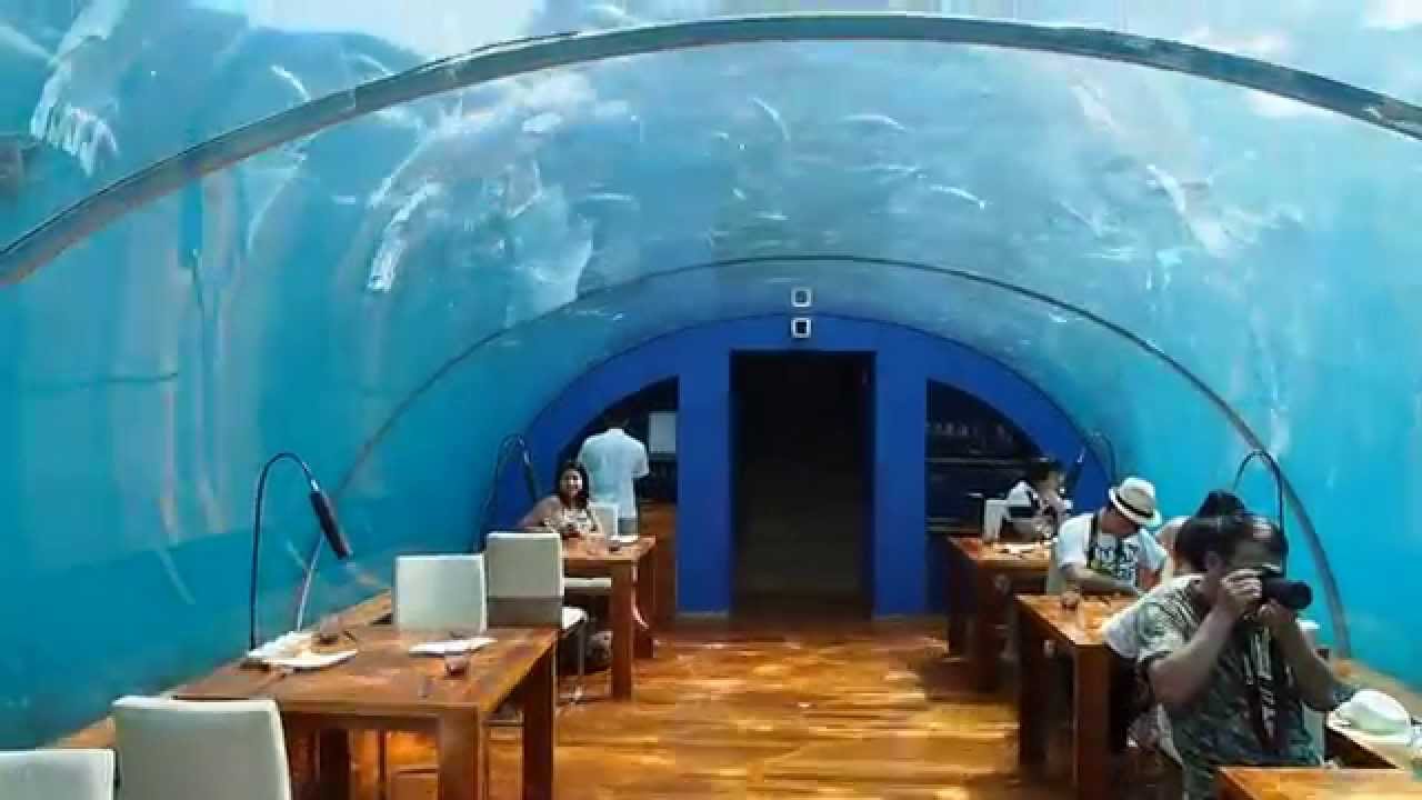 Walk through of Ithaa Undersea Restaurant at Conrad Maldives Rangali Island