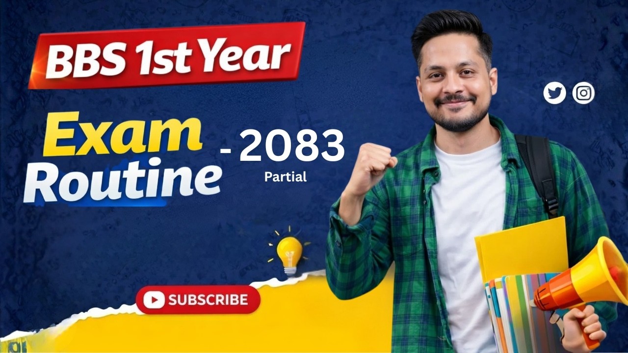 BBS 1st year Exam routine- 2083 ( Partial exam)