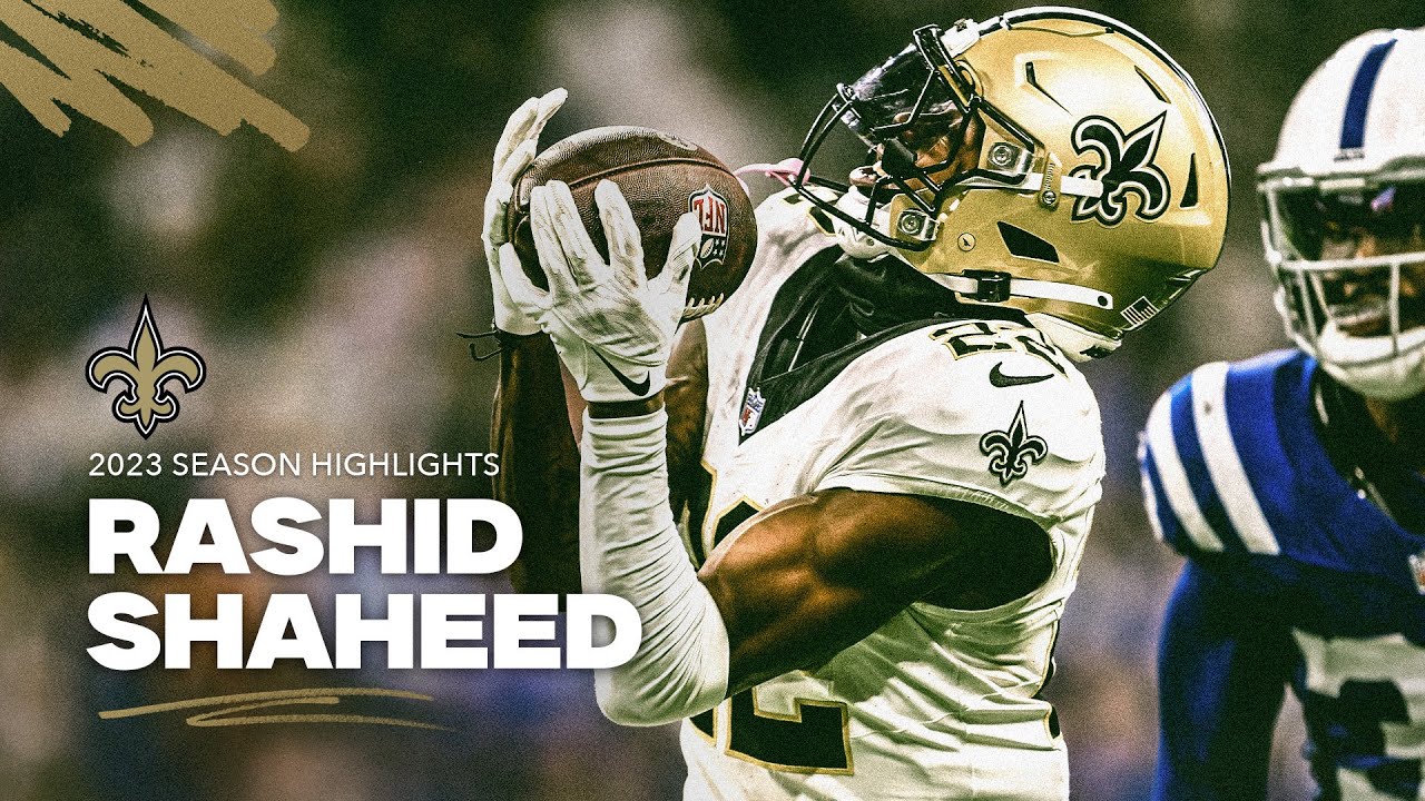 Лучшие моменты сезона НФЛ 2023 года в команде Рашида Шахида | New Orleans Saints