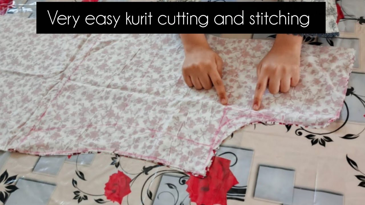 Step by step kurti cutting and stitching kurti /suit cutting and stitching step by step | kurti cut