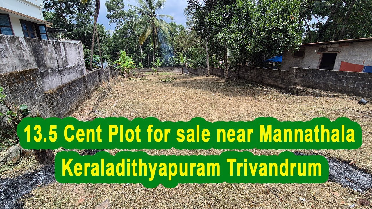Plot for sale near Mannathala, Keraladityapuram Trivandrum