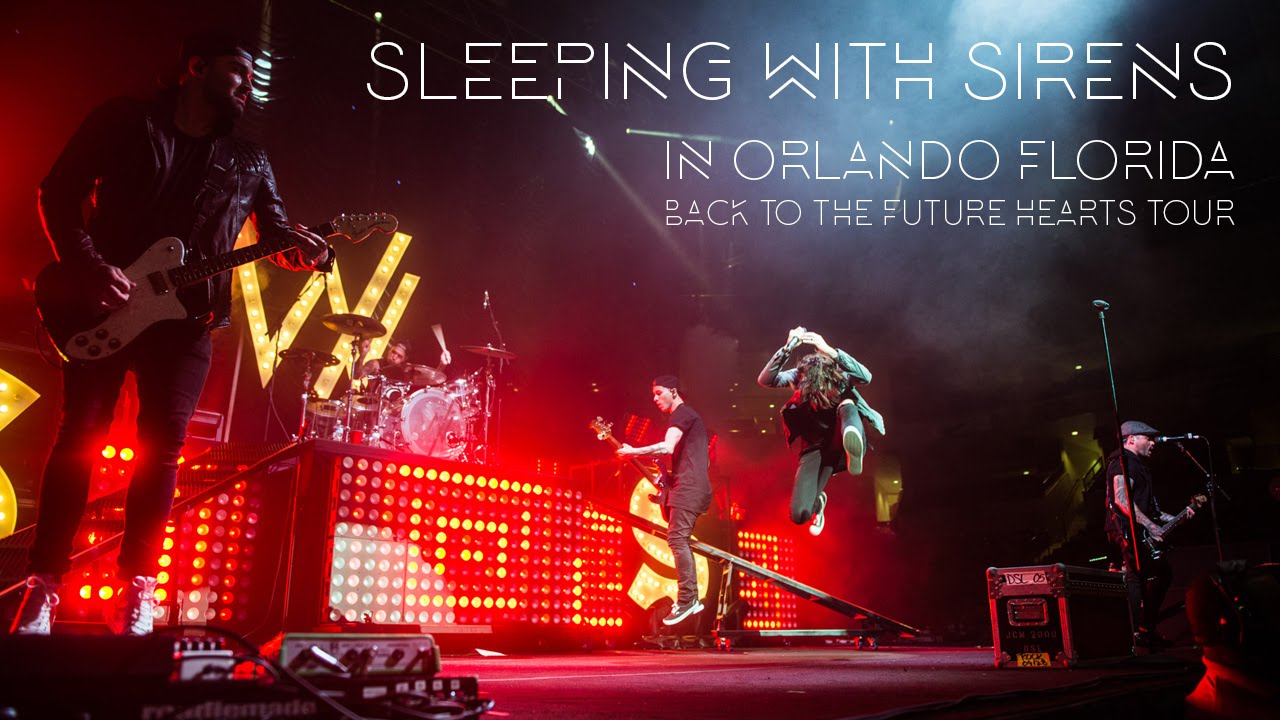 Sleeping With Sirens in Orlando, FL - Back To The Future Hearts Tour : The Grizzlee Grind