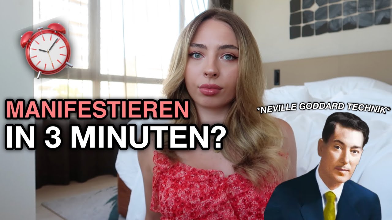 MANIFESTIERE in 3 MINUTEN *Neville Goddard Technik* ⏰