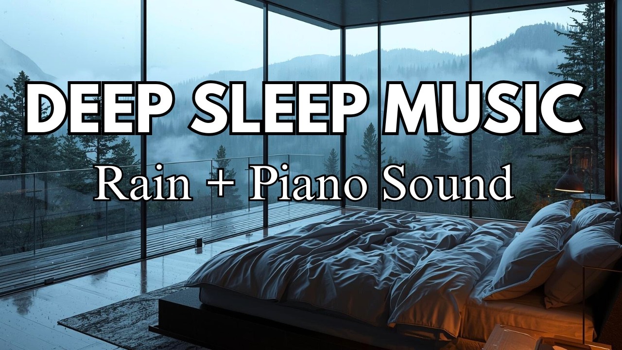 Fall Asleep Fast | Healing Rain Piano Music for Anxiety & Deep Peace