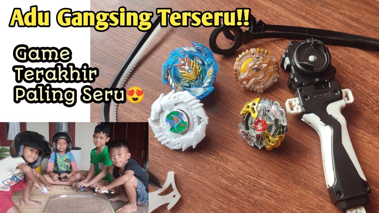 Adu Gangsing  Beyblade dan Gangsing Elang Seru Banget! Yang Terakhir Paling Seru!