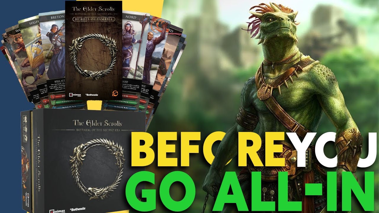 Прежде чем вы пойдёте ва-банк в настольной игре The Elder Scrolls…