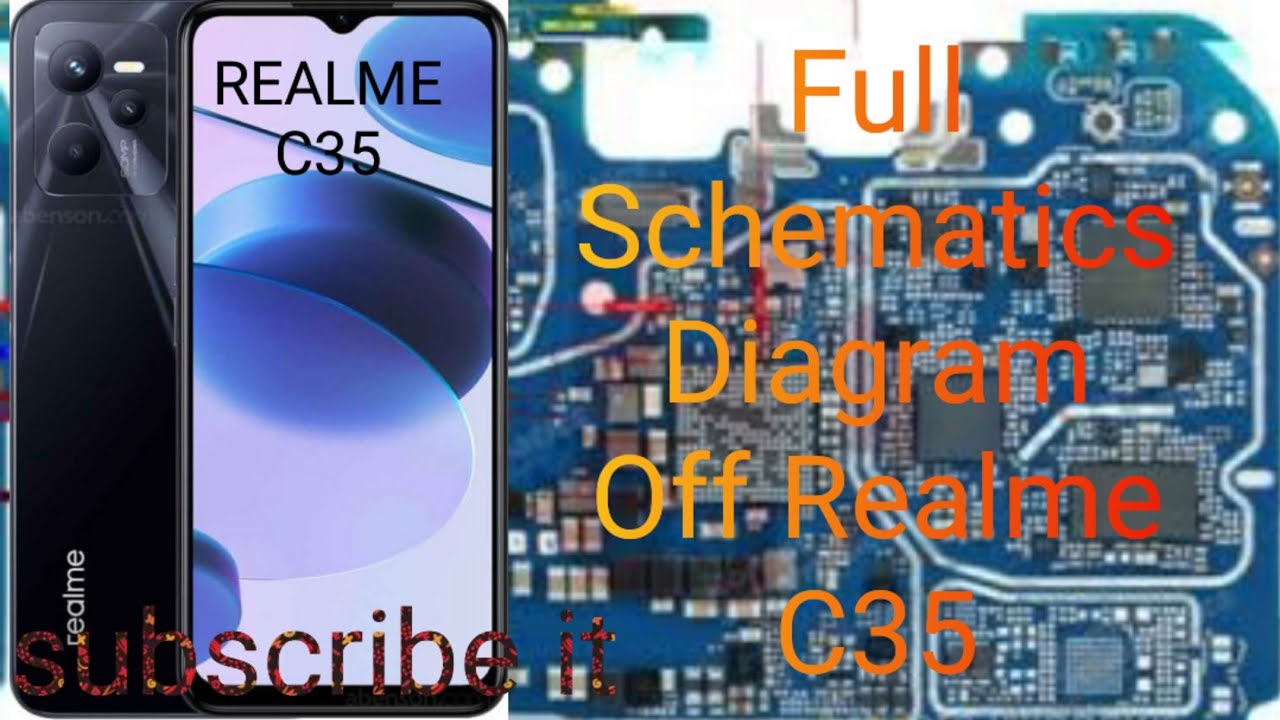 Full schematic diagram of realme c35