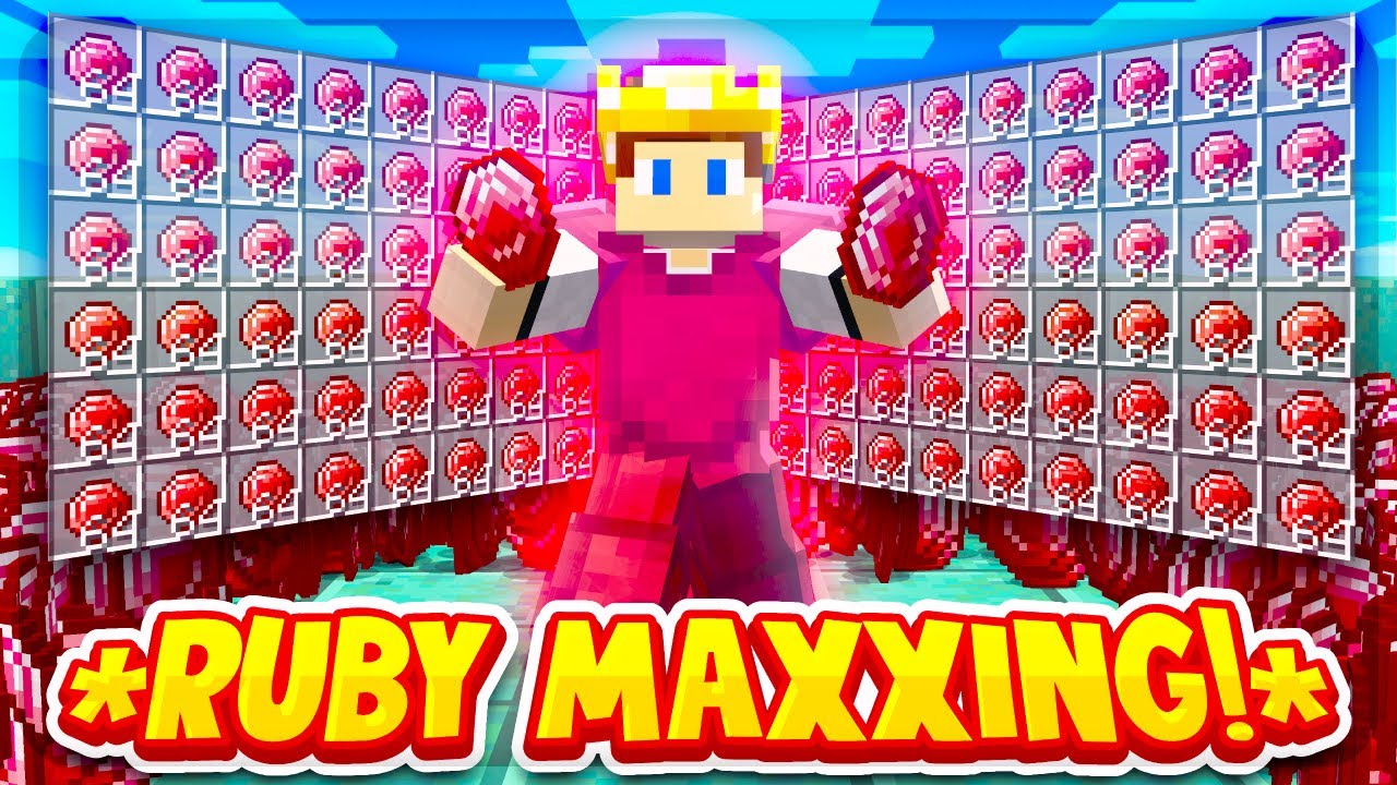 MAKING A *GOD* RUBY SWORD TO MAKE TRILLIONS! | Minecraft Skyblock | EMC EP #8