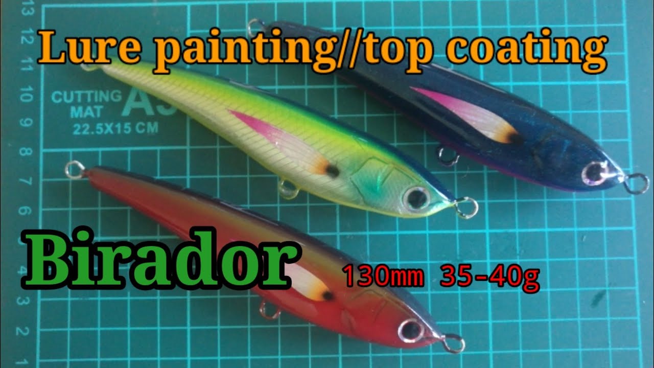 STICKBAIT painting] [top coating] [handcrafted lures] [3Deye]