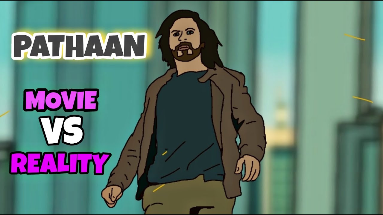PATHAAN TRAILER VS REALITY| SRK,DEEPIKA & SALMAN BHAI | FUNNY 2D ANIMATE SPOOF