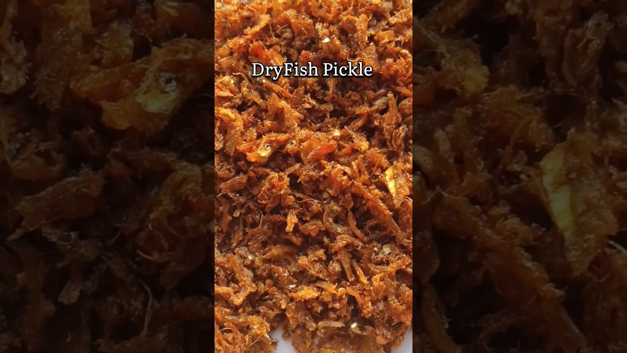 How to cook Dryfish Pickle 🤤🥵 | #recipe #cooking #northeast #shorts #food #pickle