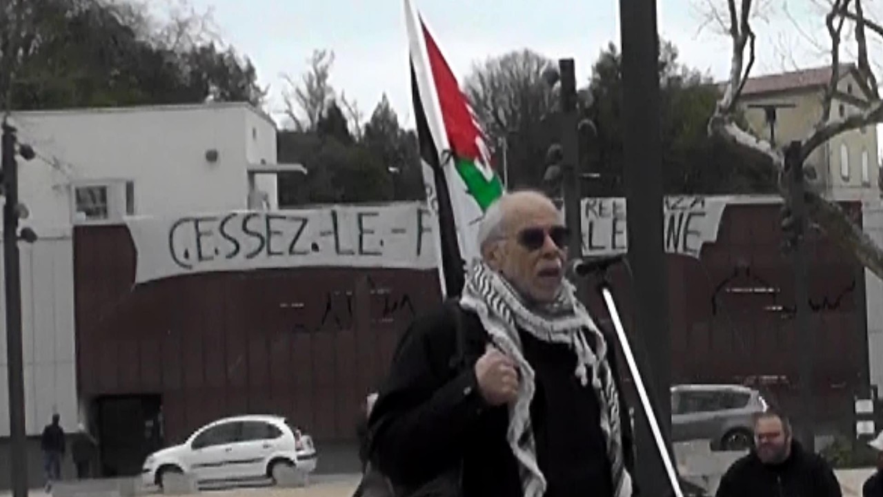 Palestine soutien Aubenas 28/02