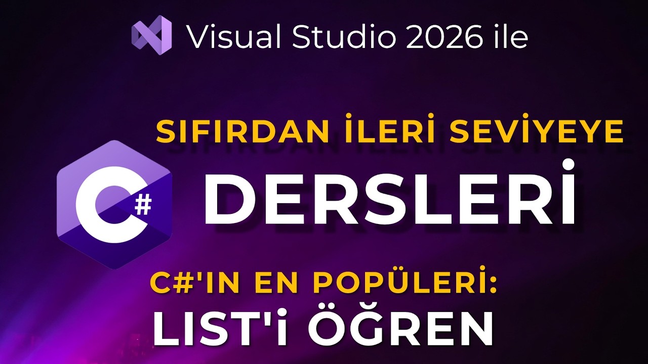 C# Dersleri: C# List Kullanımı: Add, Remove, Clear Metotları