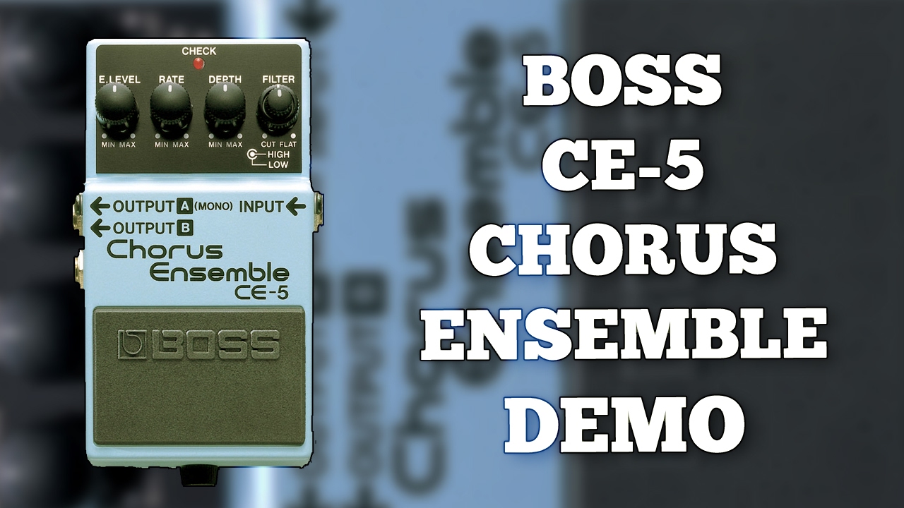 Boss CE-5 Chorus Ensemble Demo