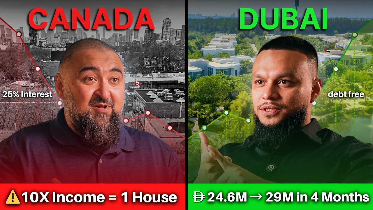 Sh Navaid In Dubai: 🇨🇦🇺🇸 Housing Collapse, Why Wealth Is Moving East, Debt Crisis & 28M Plot Tour 🏘️