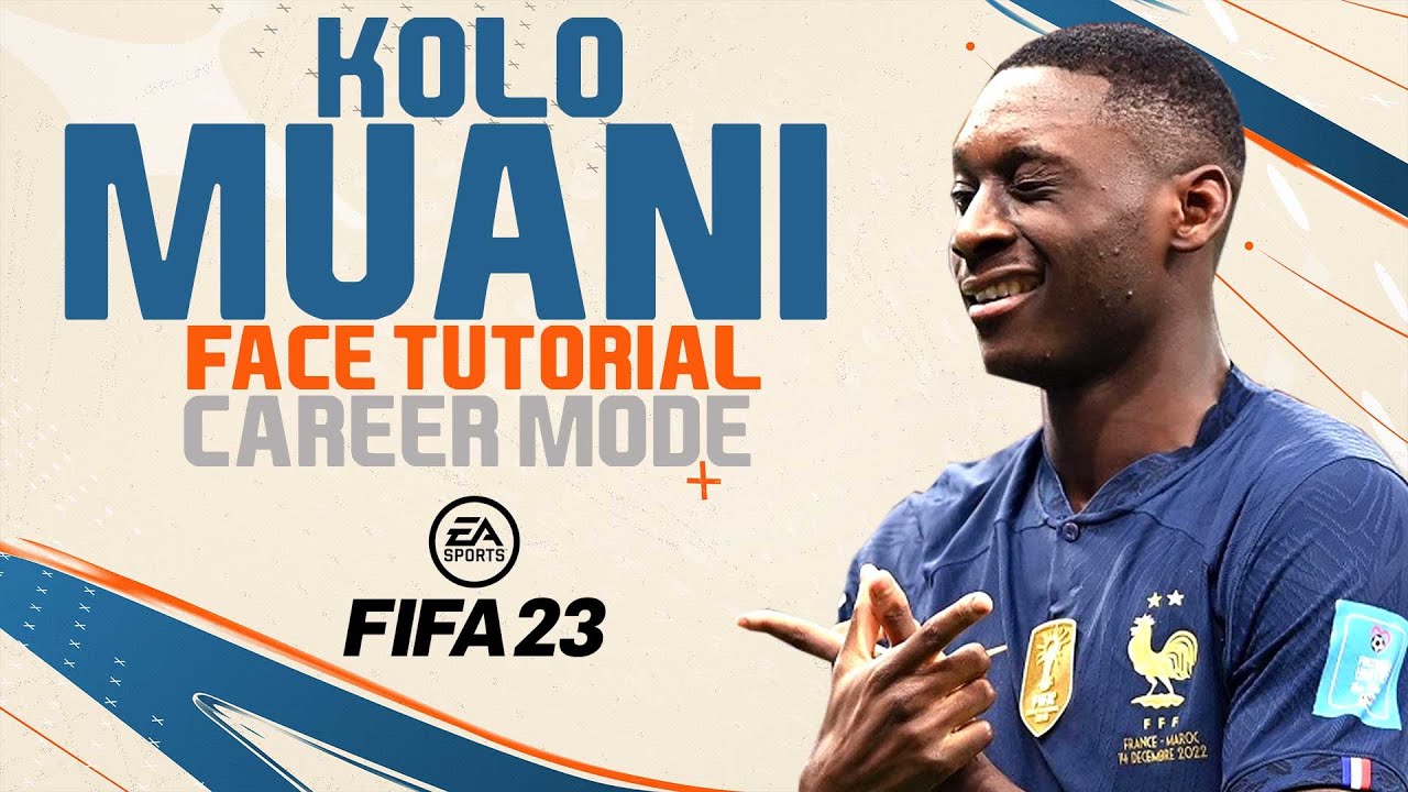 KOLO MUANI FACE FIFA 23  Pro Clubs Face Creation LOOK ALIKE FRANCE
