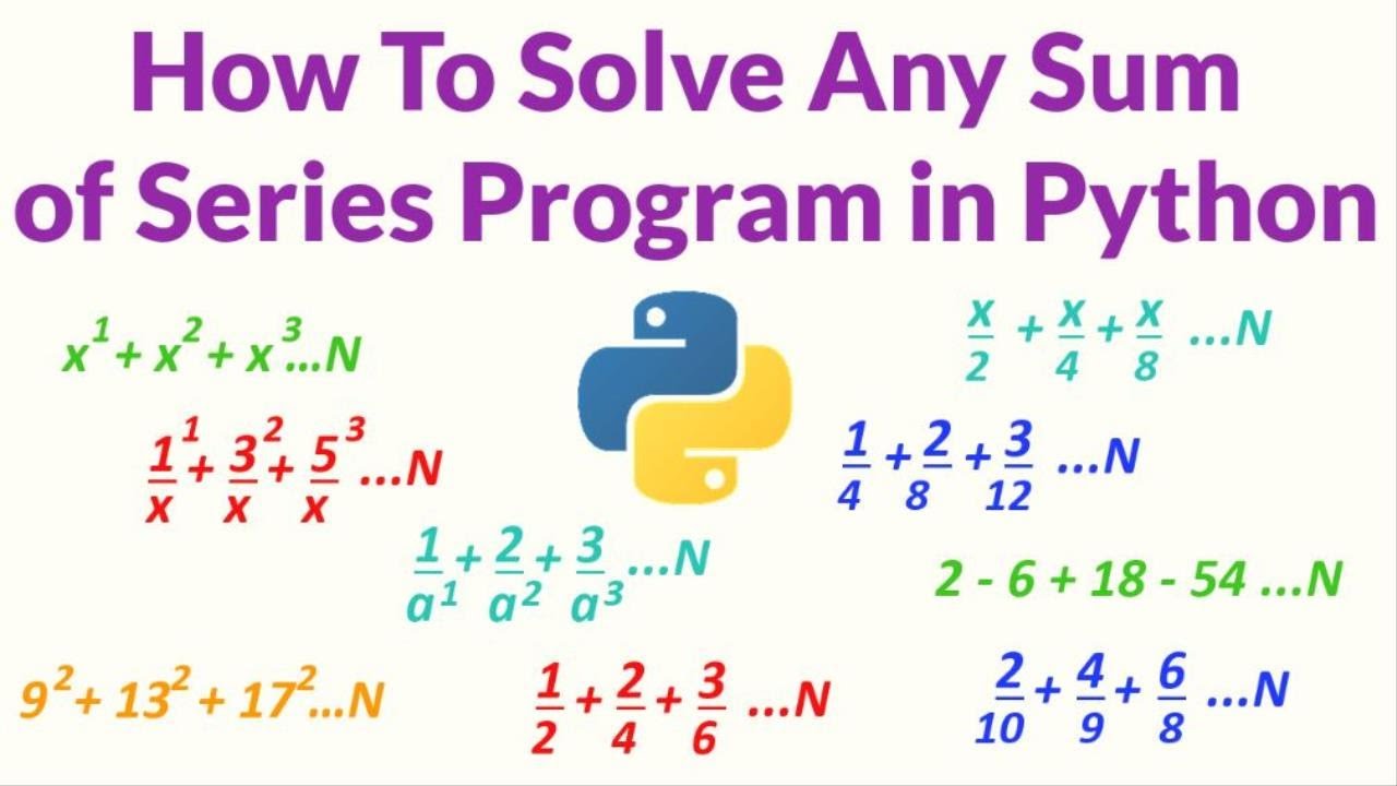 Решить любую последовательную программу на Python