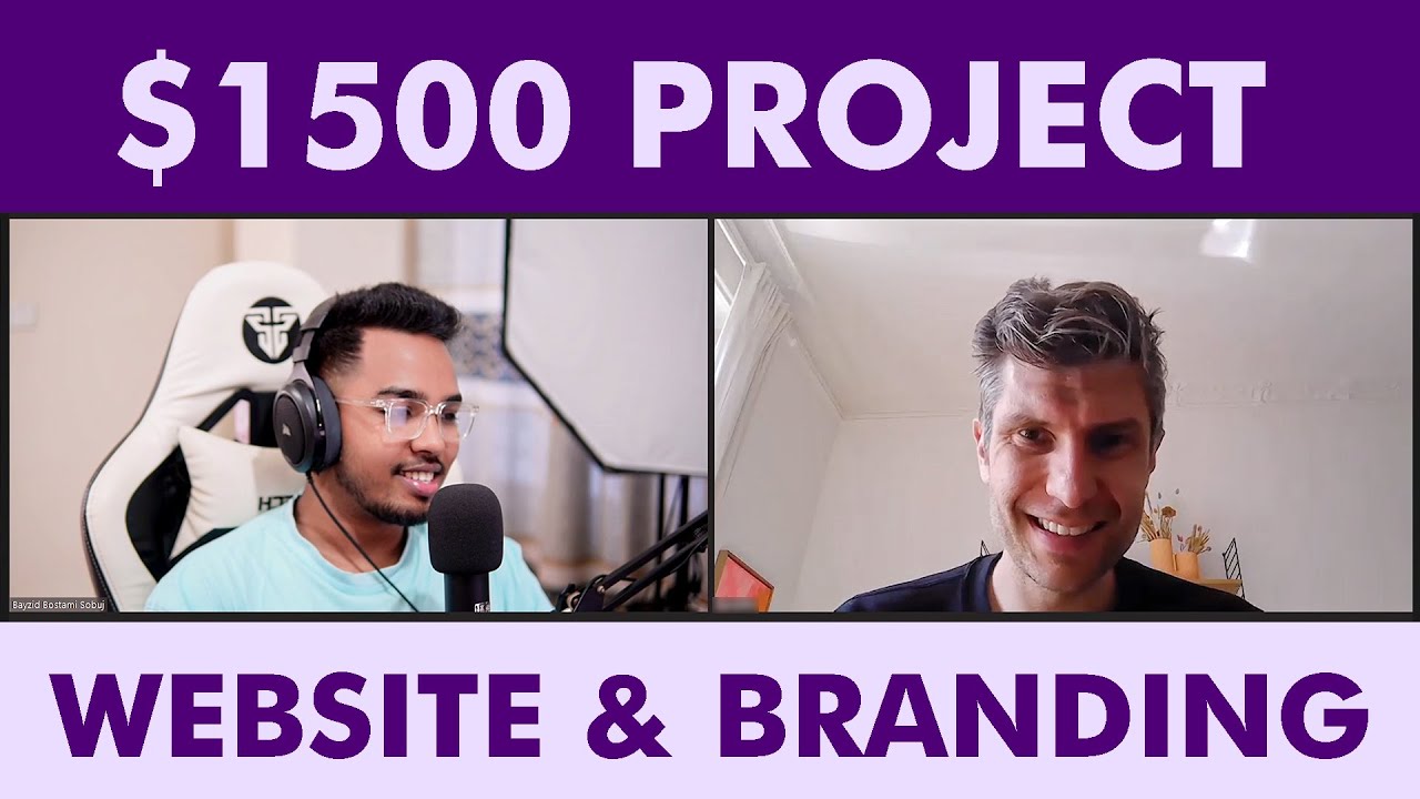 Zoom Meeting with USA Client $1500 Website & Branding Project | Buyer Interview | Bayzid
