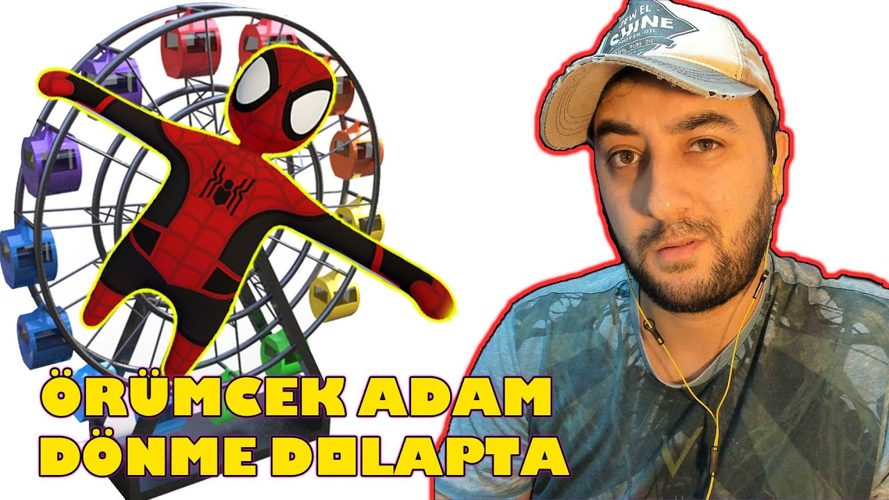 Spiderman Dönme Dolaba Biniyor | Human Fall Flat