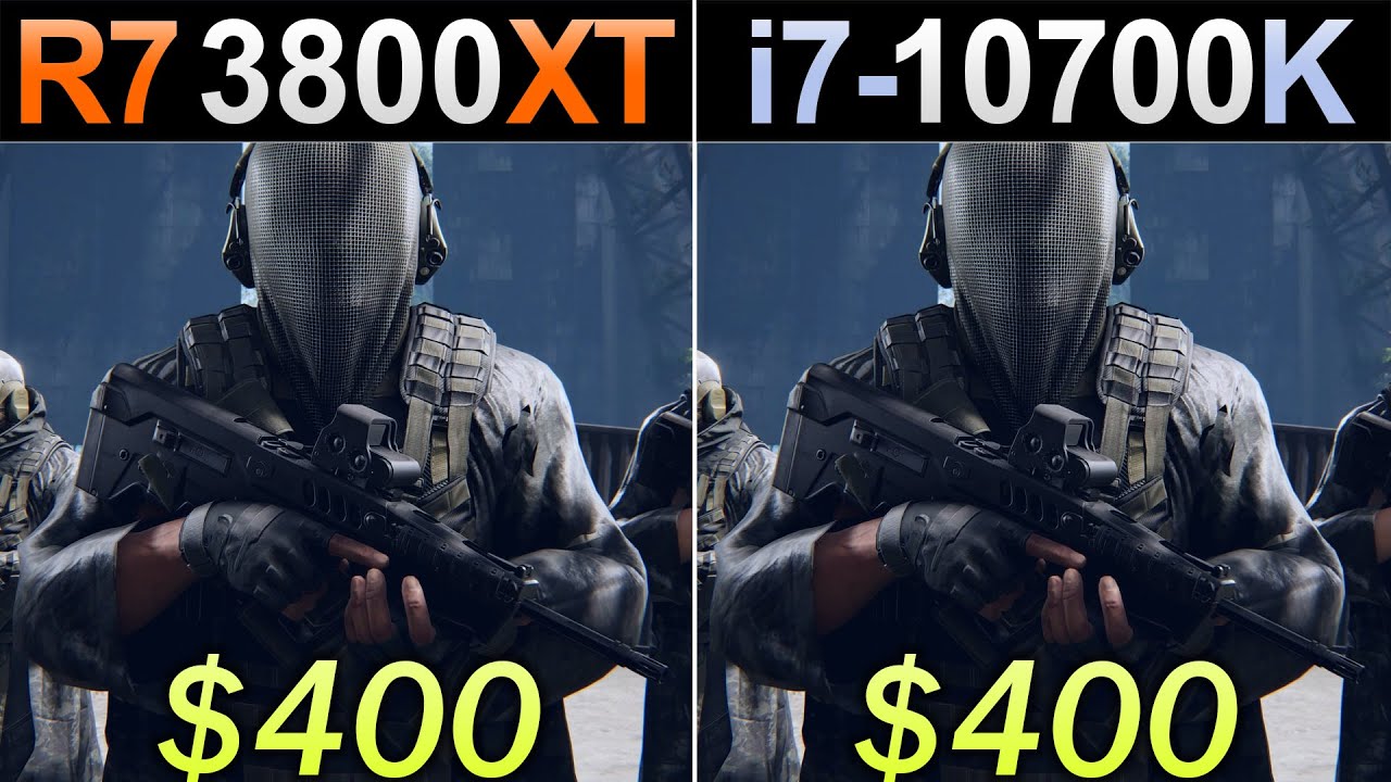 Ryzen 7 3800XT Vs. i7-10700K | New Games Benchmarks