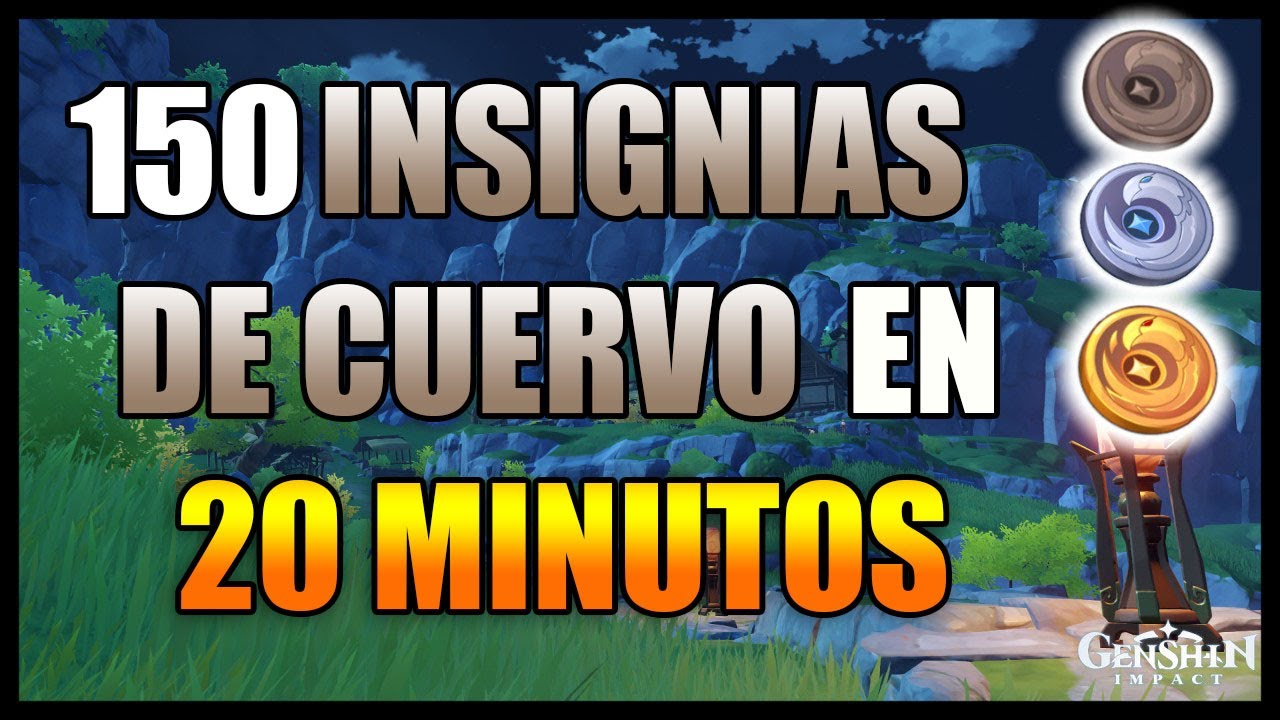 DONDE ENCONTRAR INSIGNIA DE CUERVO - LADRÓN DE TESOROS - RUTA FARMEO - UBICACIÓN | GENSHIN IMPACT