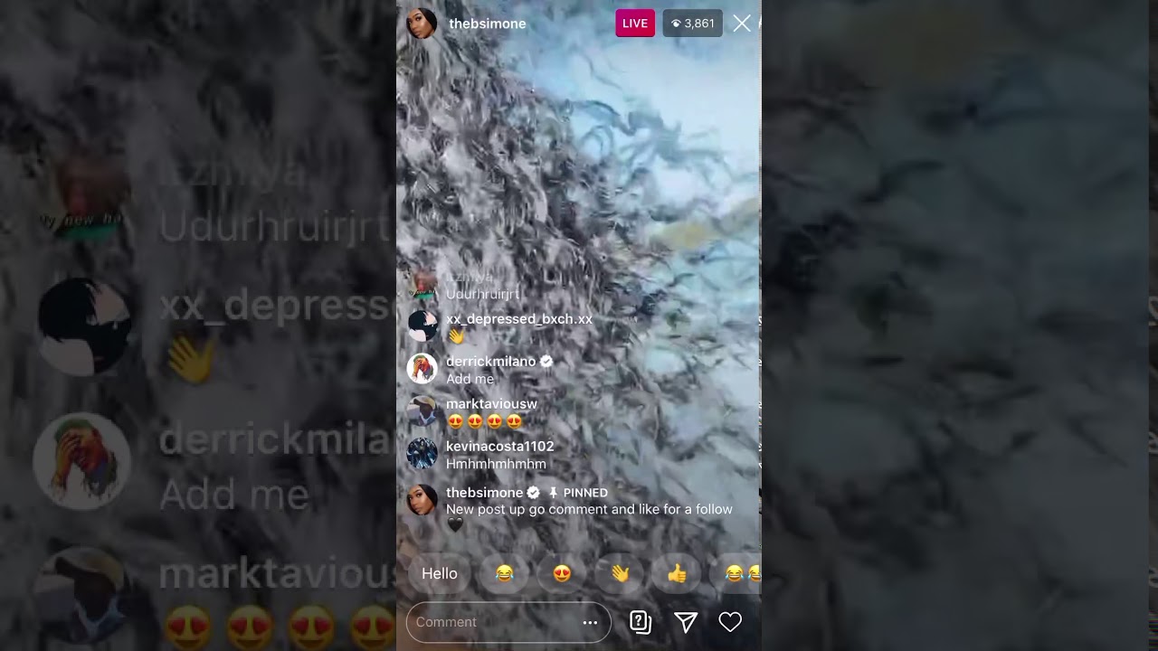 TheBsimone on live with Derrickmilano