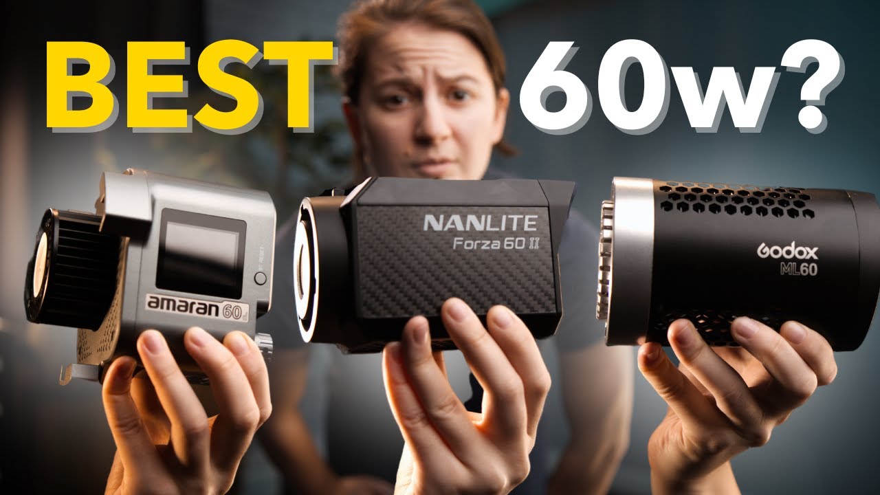 Разборки 60-ваттных фонарей! Amaran, Godox и Nanlite — кто победит?