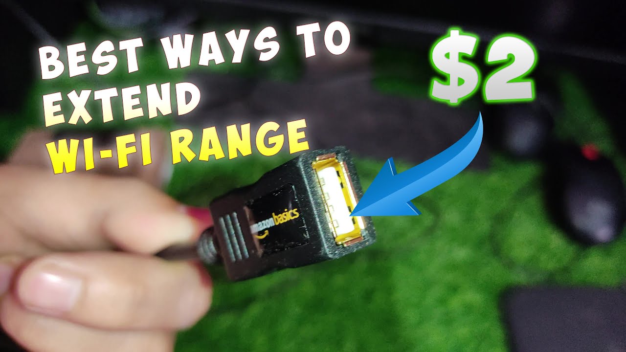 how to increase wifi connection range using AmazonBasics USB 2.0 A Male to A Female Extension Cable