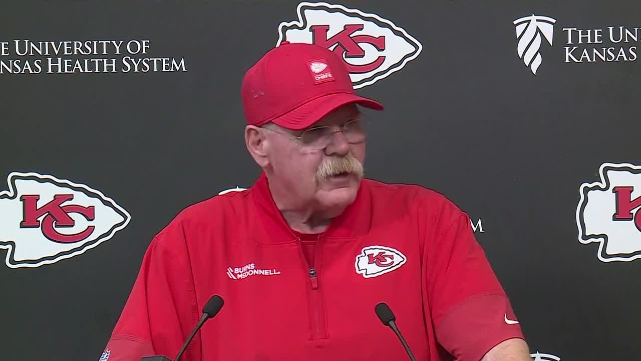 Kansas City Chiefs Head Coach Andy Reid speaks after Mandatory Minicamp Day 3