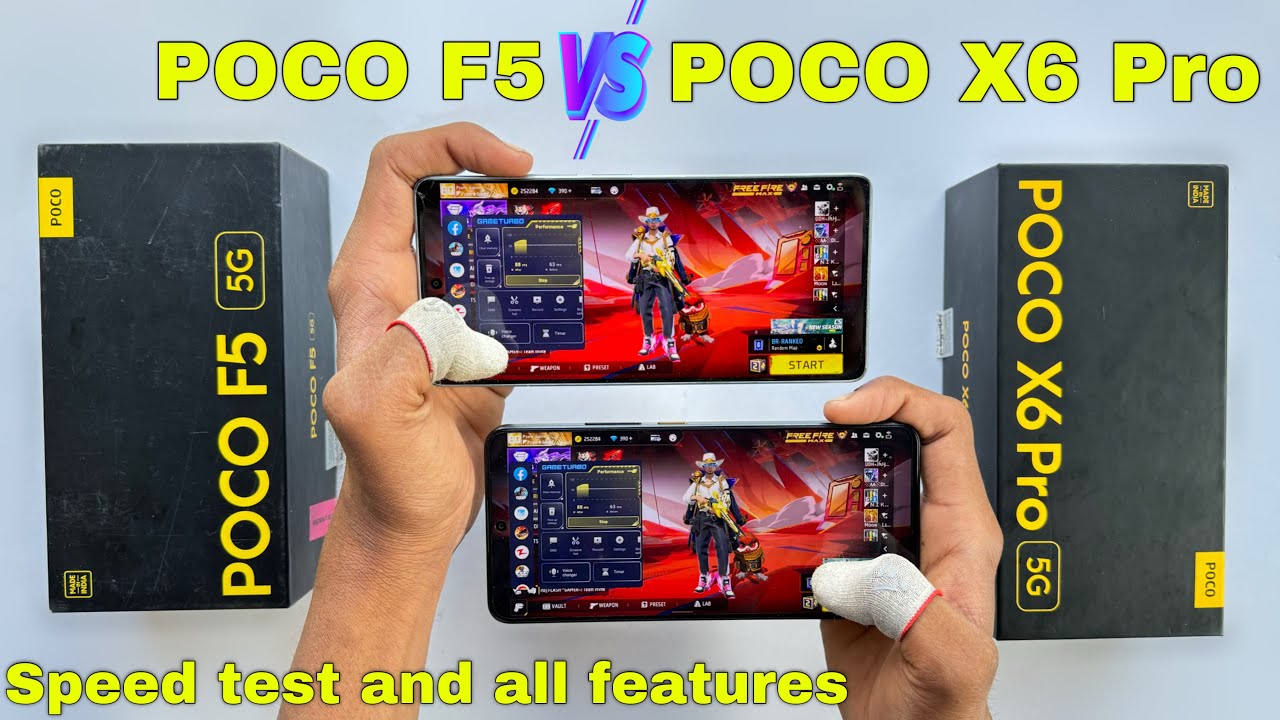 Poco x6 pro vs Poco f5 speed test and comparison all features
