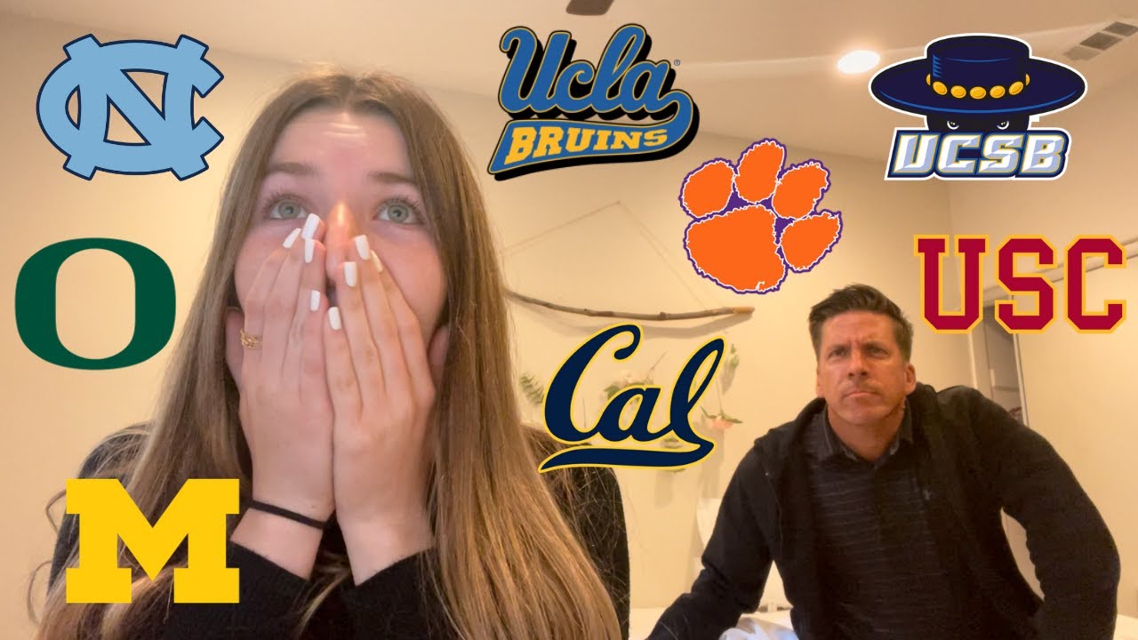 REALISTIC COLLEGE DECISION REACTIONS! (UCLA, USC, UMich, UC Berkeley, UNC, and more)