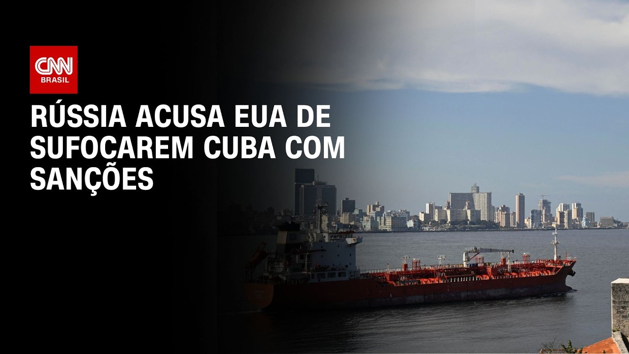 Rússia acusa EUA de tentar sufocar Cuba com bloqueios e sanções | LIVE CNN