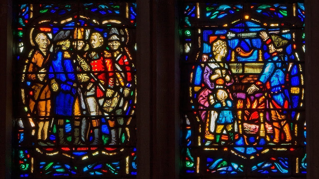 Washington Memorial Chapel in Valley Forge Stained Glass  pt. 1