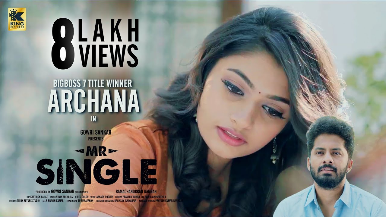 MR Single | Tamil Love Short Film  | Balaji Thyiyagarajan | VJ Archana | Laya Vaishnavi | King