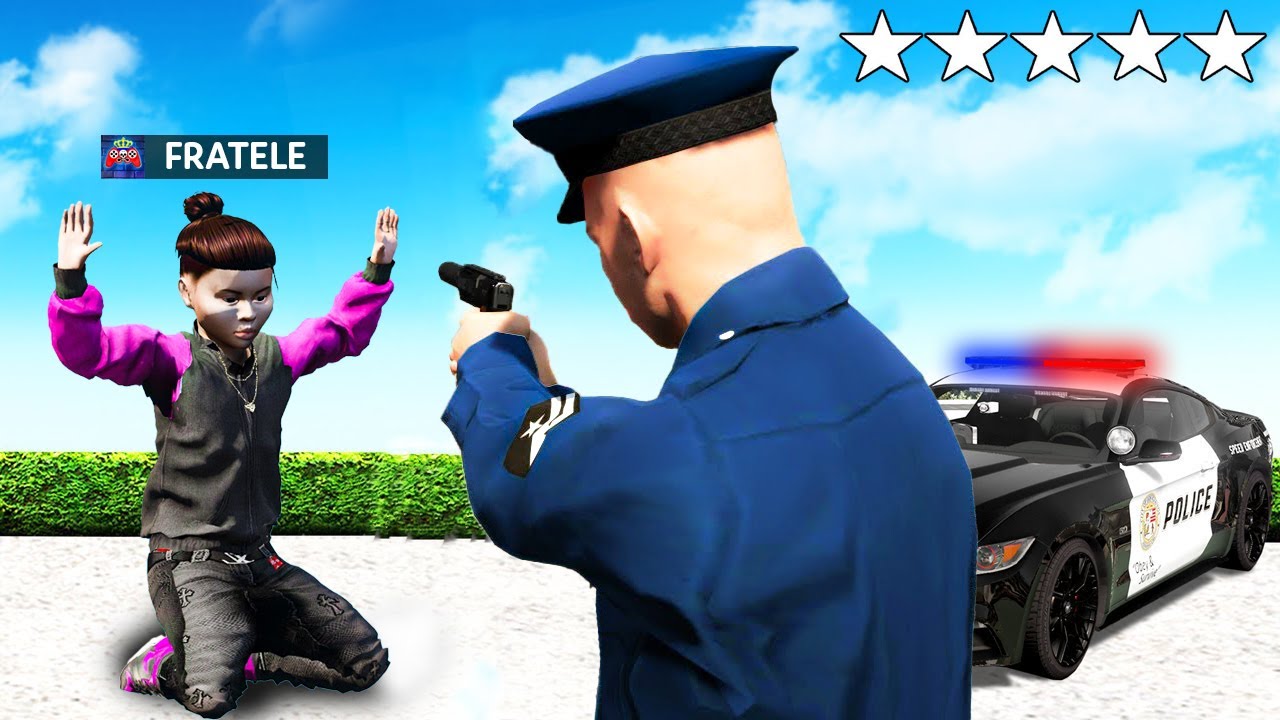 FRATELE mai MIC ARESTAT de POLITIE in GTA 5!