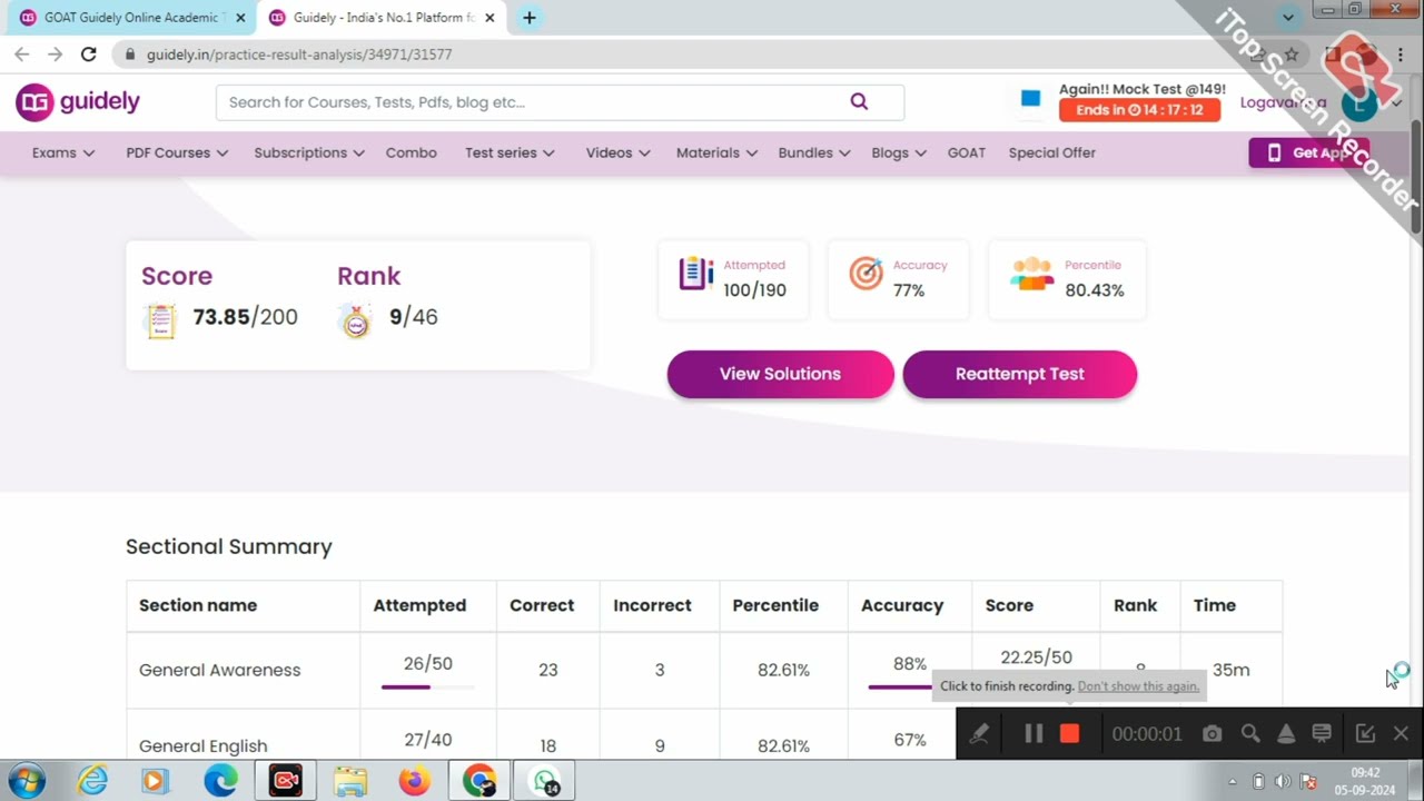 IBPS CLERK MAINS TEST 1 📌 #guidely #ibpsclerk2024 #ibpsclerkmains