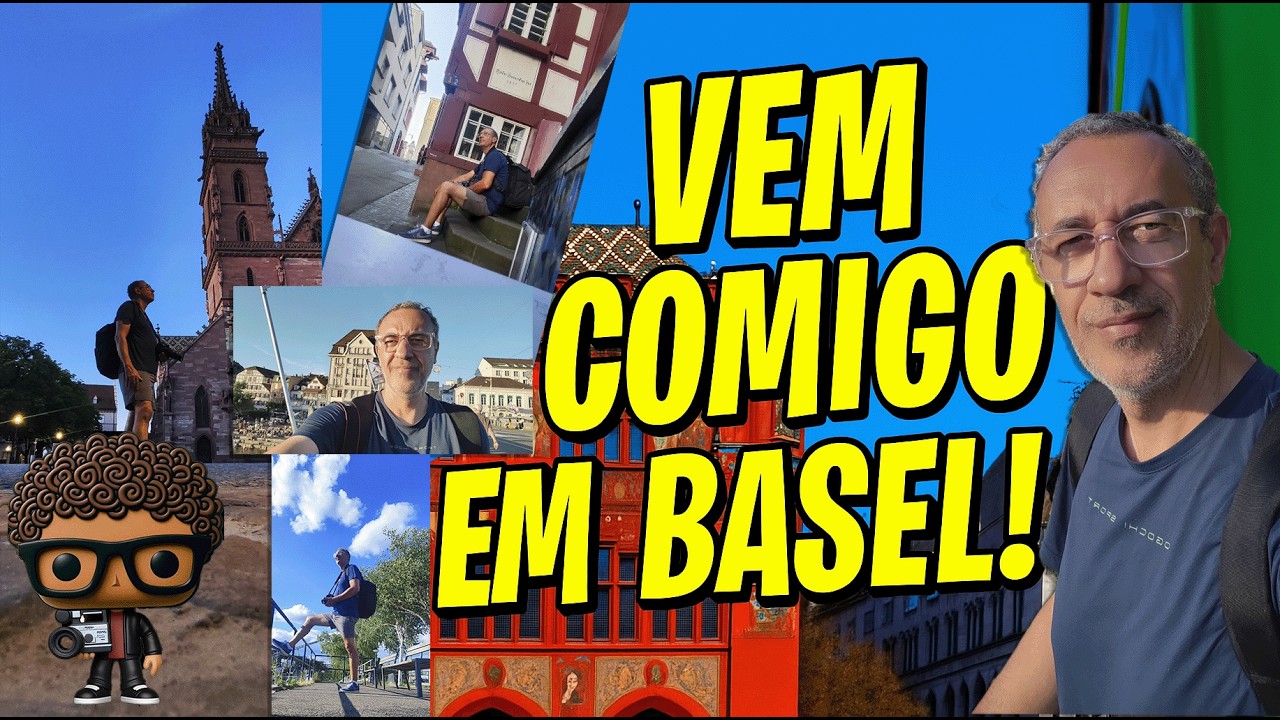 🚶‍♂️ Vem comigo em Basel 🇨🇭 | Vlog espontâneo e cheio de humor! 😂