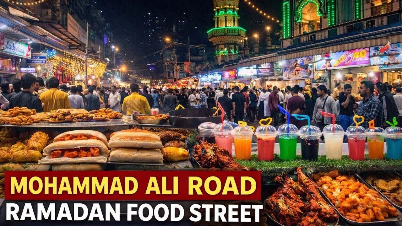 Mohammad Ali Road Ramzan 2026 Night Vlog | Food Lover’s Paradise 🤤 