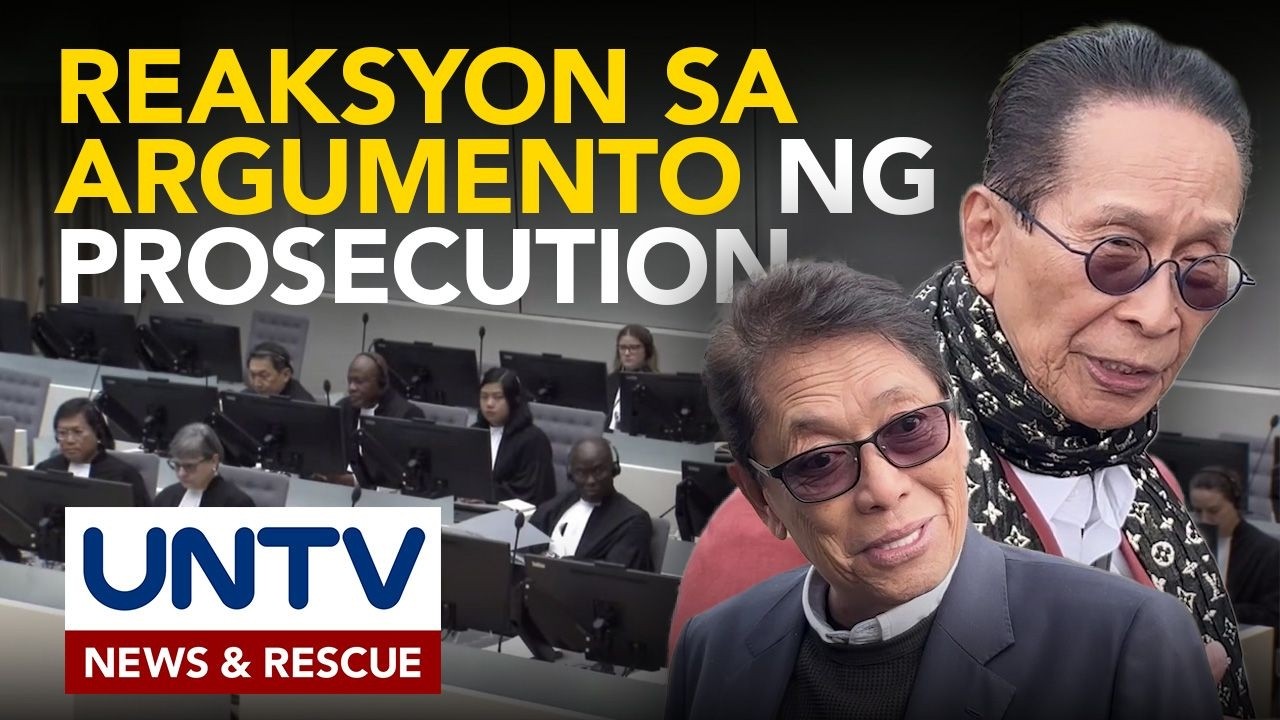 Kampo ni FPRRD, may reaksyon sa argumento ng ICC prosecutors kaugnay ng kaso ng dating pangulo
