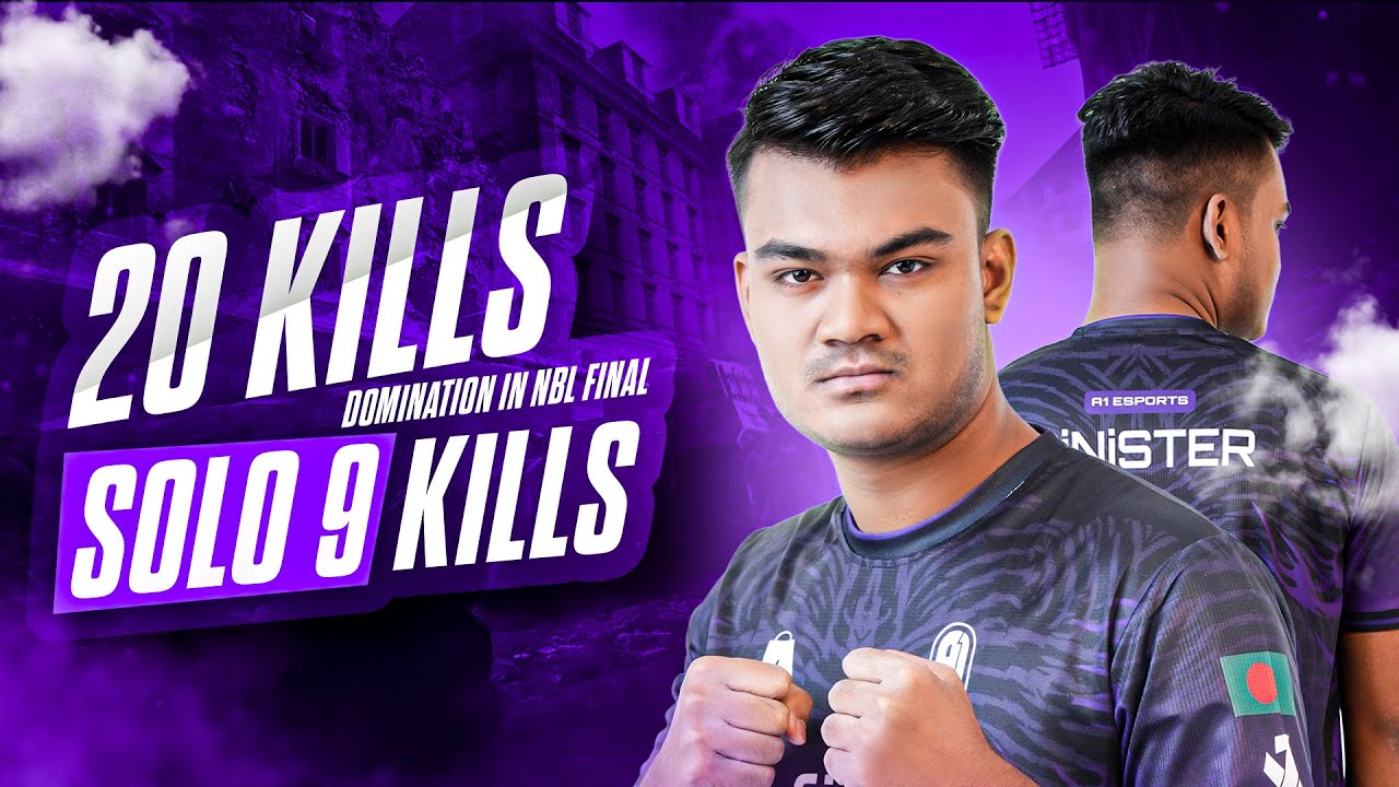 20 Kills Domination In NBL FINAL | SOLO 9 KILLS | SiNiSTER | A1 eSports
