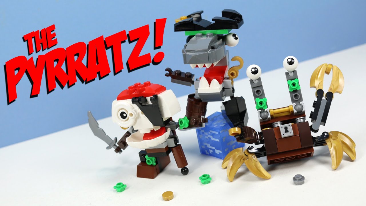 LEGO Mixels, серия 8, Пирратц, Шаркс, Скулзи и Льют Макс? Вступительный обзор