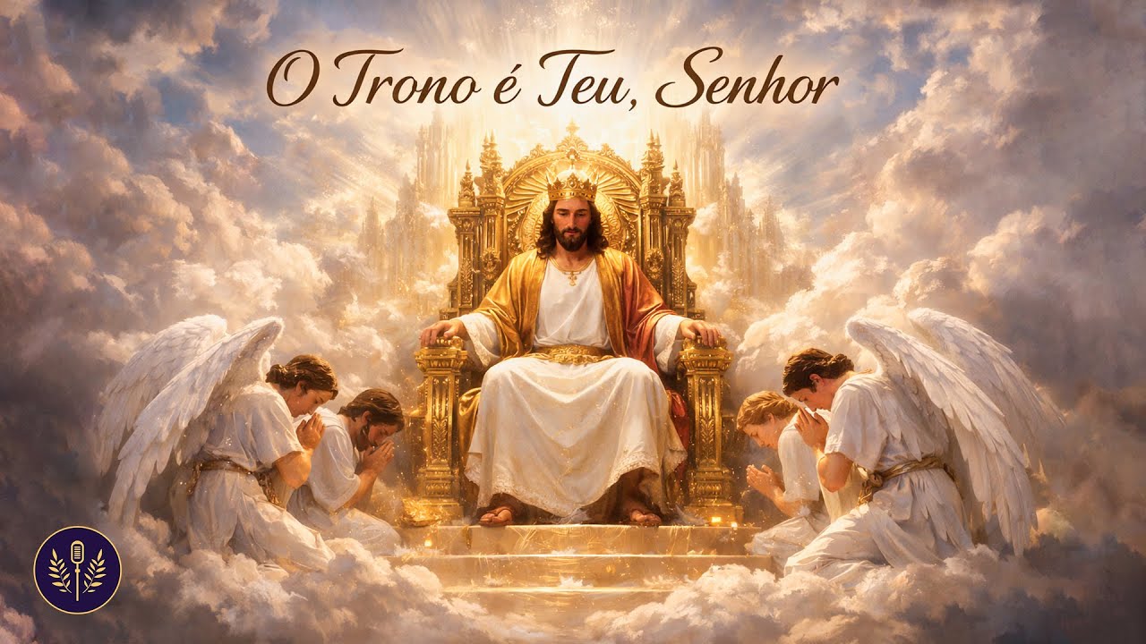 O TRONO É TEU, SENHOR | Hino Gospel Inspirador sobre a Glória e Soberania de Deus | Música Cristã