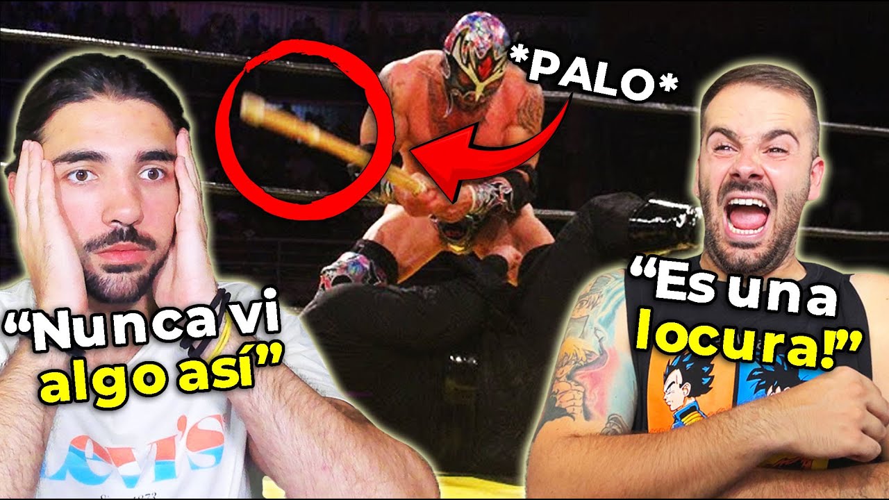 🇪🇸 ESPAÑOLES reaccionan a la LUCHA LIBRE MEXICANA 🇲🇽 *¡MUY BESTIA!* 😱🔥