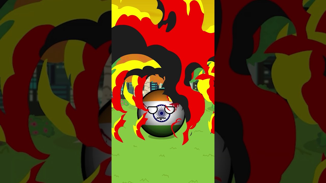 The India-Pakistan War ⚔️ #countryballs