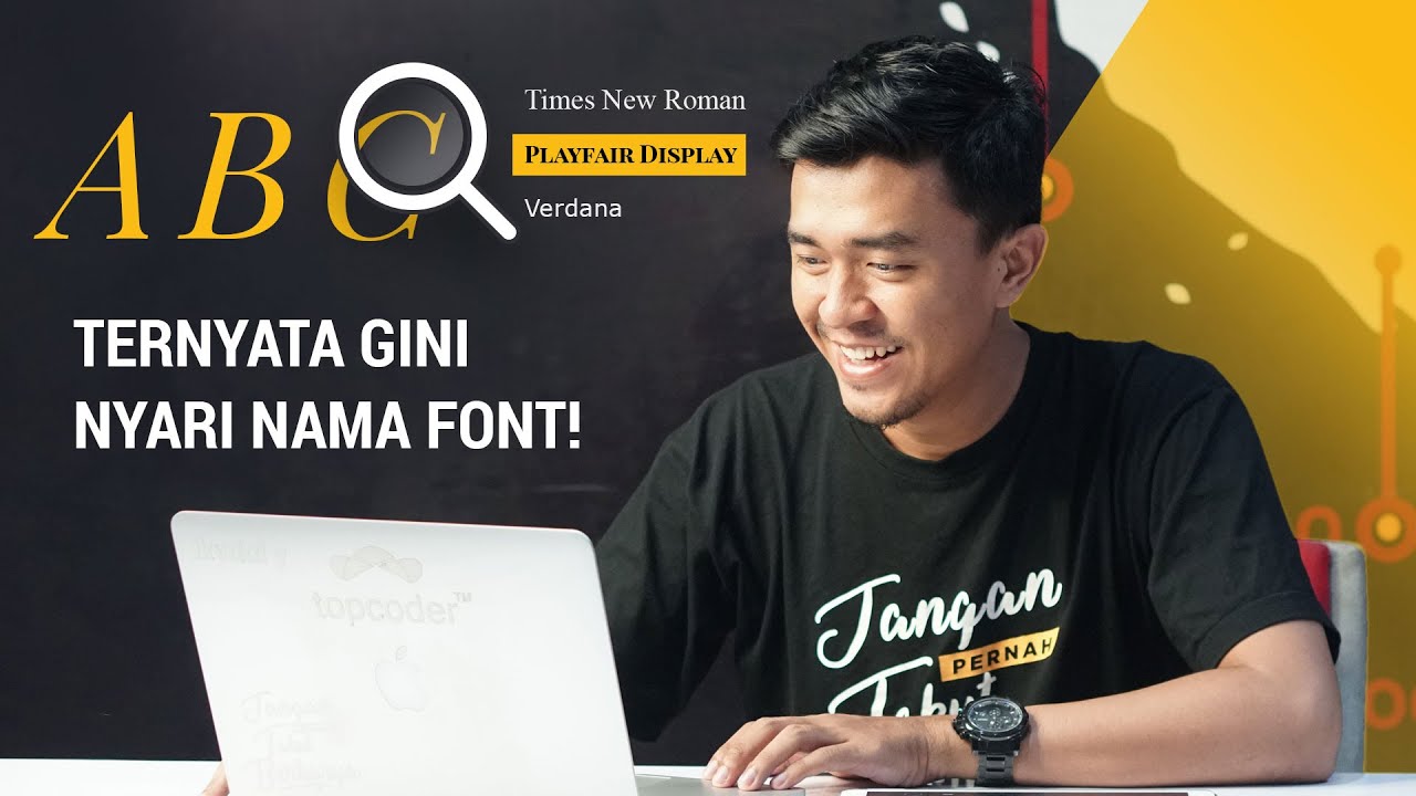 4 TIPS Untuk Nyari NAMA FONT!